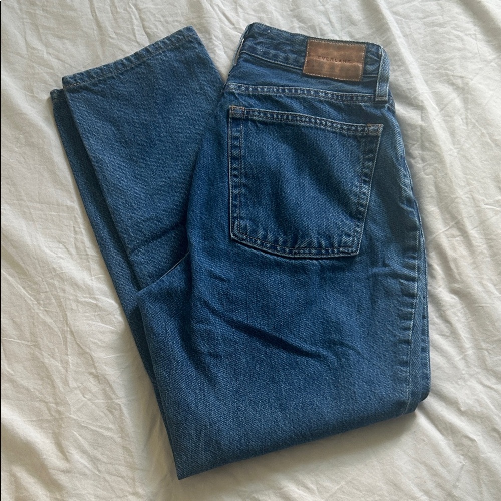Everlane Organic cotton curvy 90s cheeky straight jeans size 27